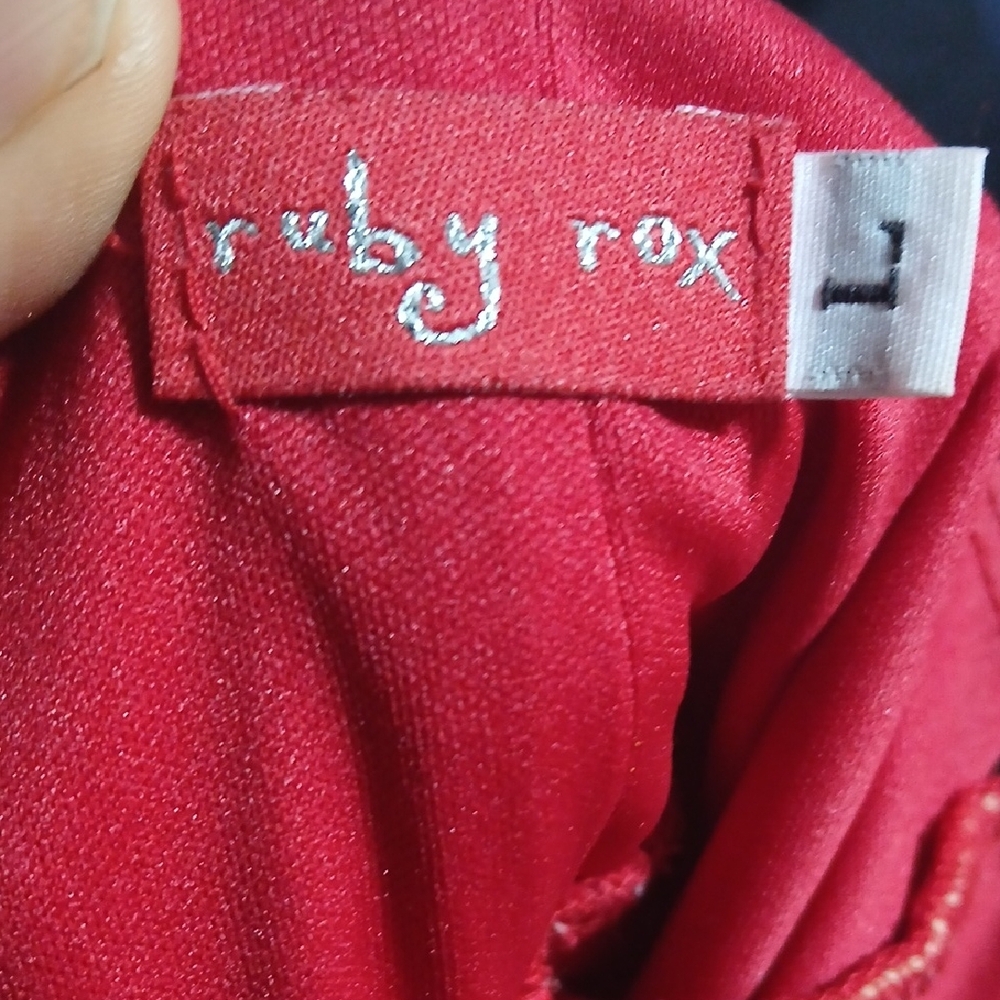 Ruby Rox Vibrant Red Dress - Picture 4 of 4